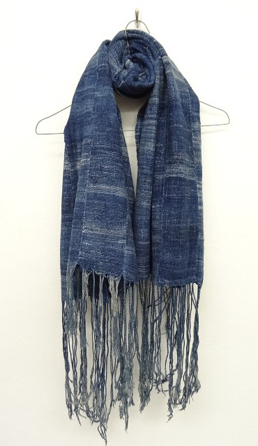 画像: アフリカン インディゴ ファブリック ストール Mサイズ LT INDIGO (ANTIQUE) 「Antique Goods」 入荷しました。