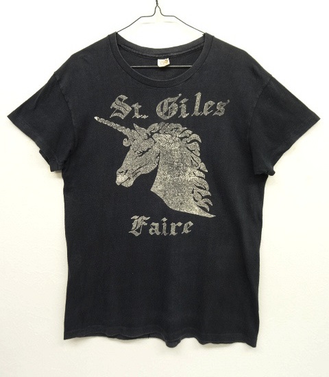 画像: 70'S HANES製 ST. GILES Tシャツ BLACK (VINTAGE) 「T-Shirt」 入荷しました。