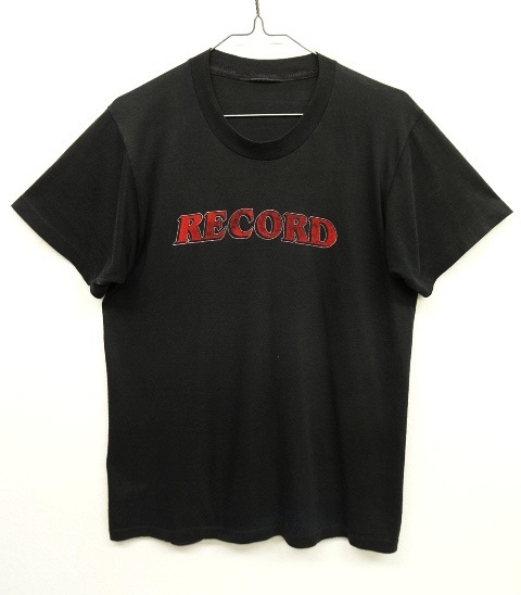 画像: 70'S RECORD Tシャツ BLACK (VINTAGE) 「T-Shirt」 入荷しました。