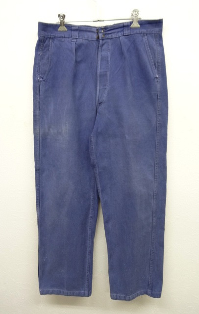 画像: 60'S フレンチワーク プリーツ入り パンツ (VINTAGE) 「Bottoms」 入荷しました。