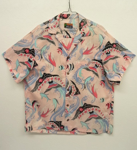 画像: 80'S PATALOHA 半袖 アロハシャツ ピンクベース/人魚柄 (VINTAGE) 「S/S Shirt」 入荷しました。
