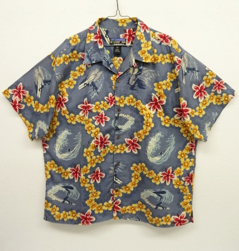 画像: PATALOHA 半袖 アロハシャツ ブルーベース/サーフ柄 (VINTAGE) 「S/S Shirt」 入荷しました。