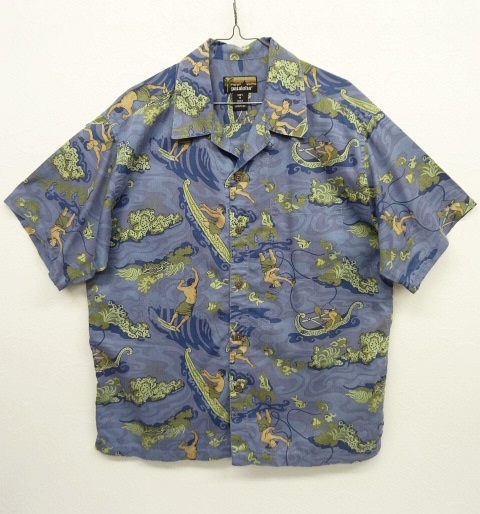 画像: PATALOHA 半袖 アロハシャツ ブルーベース/サーフ柄 (VINTAGE) 「S/S Shirt」 入荷しました。