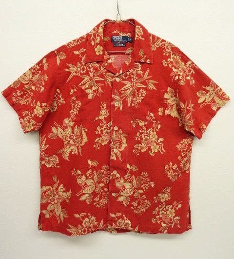 画像: 90'S RALPH LAUREN リネン オープンカラー アロハシャツ (VINTAGE) 「S/S Shirt」 入荷しました。