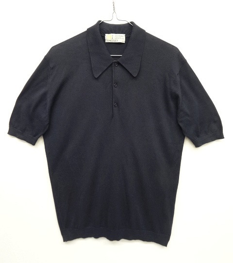 画像: JOHN SMEDLEY 旧タグ 半袖 ポロシャツ ネイビー イギリス製 (USED) 「S/S Polo」 入荷しました。