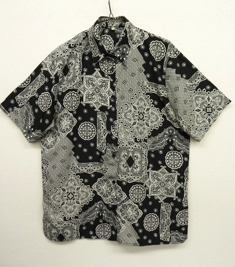 画像: UNKNOWN 半袖 ポリエステルシャツ ブラック/ホワイト (VINTAGE) 「S/S Shirt」 入荷しました。