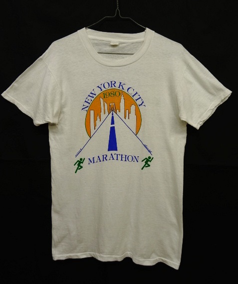 画像: 80'S NEWYORK CITY MARATHON オフィシャルTシャツ (VINTAGE) 「T-Shirt」 入荷しました。
