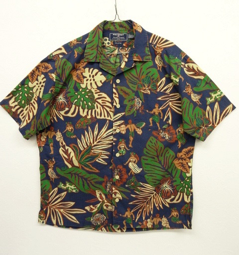 画像: 90'S POLO SPORT コットン オープンカラー アロハシャツ (VINTAGE) 「S/S Shirt」 入荷しました。