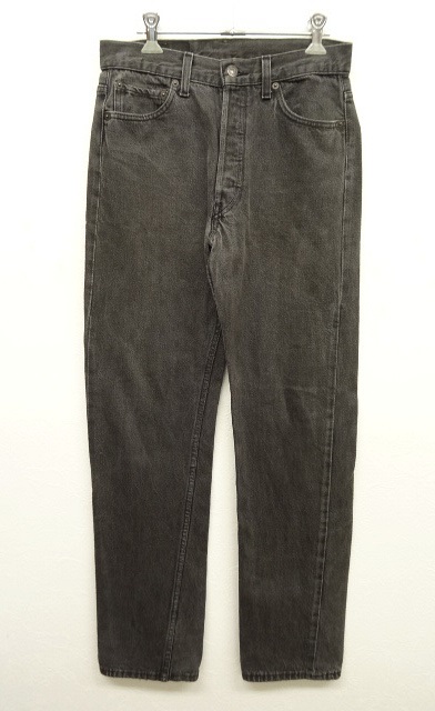 画像: 90'S LEVIS 501 デニム BLACK USA製 W30L32 (VINTAGE) 「Bottoms」 入荷しました。