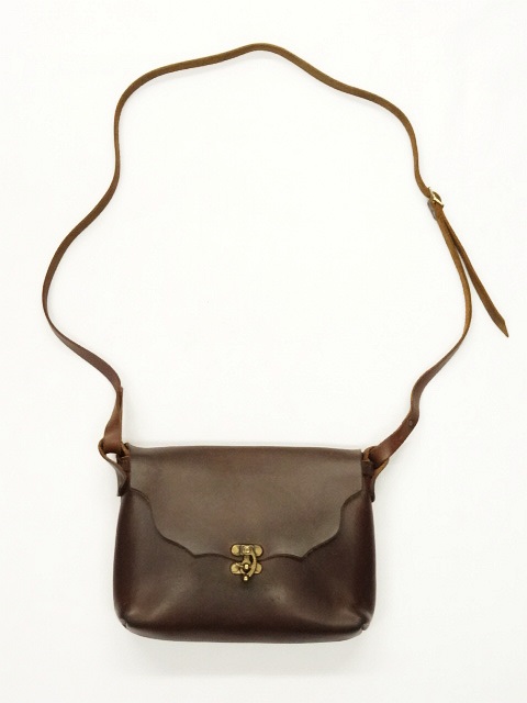 画像: FERNAND LEATHER "HORIZONTAL LATCH POUCH" オールレザー ショルダーバッグ USA製 (USED) 「Bag」 入荷しました。