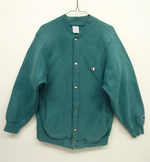 画像: 90'S CHAMPION 刺繍タグ リバースウィーブ スナップボタン カーディガン USA製 (VINTAGE) 「Sweat Shirt」 入荷しました。