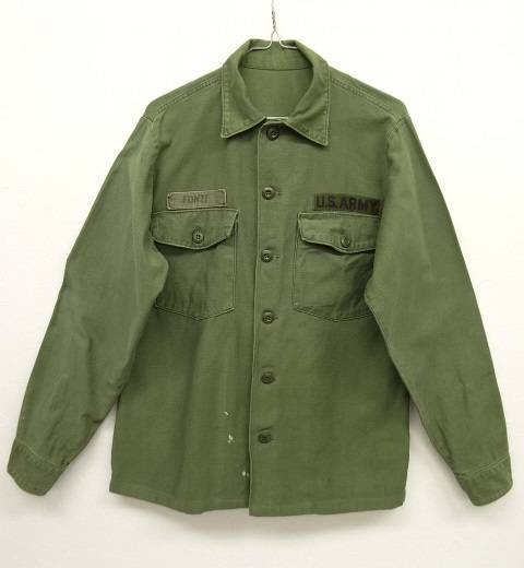 画像: 60'S アメリカ軍 US ARMY 2nd MODEL OG107 ファティーグシャツ (VINTAGE) 「L/S Shirt」 入荷しました。