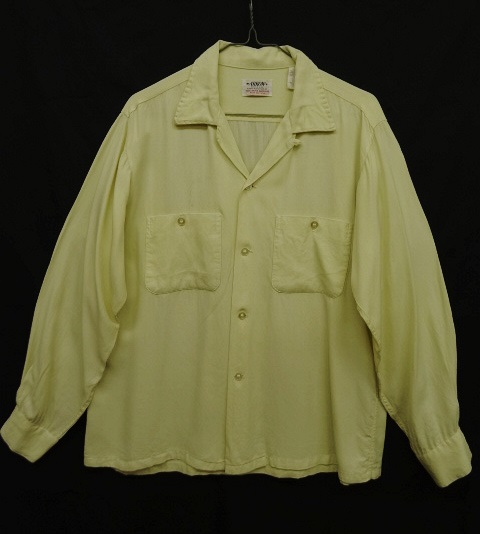 画像: 50'S ARROW レーヨン オープンカラーシャツ ハンドステッチ USA製 (VINTAGE) 「L/S Shirt」 入荷しました。
