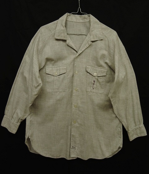 画像: 60'S PACKARD SHIRT MFG マチ付き オープンカラー カスタムシャツ グレー (VINTAGE) 「L/S Shirt」 入荷しました。