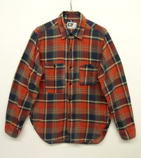 画像: Engineered Garments マチ付き フランネル ワークシャツ USA製 (USED) 「L/S Shirt」 入荷しました。