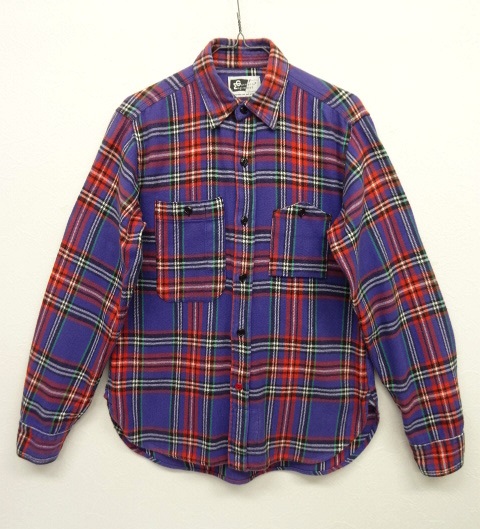 画像: Engineered Garments マチ付き フランネル ワークシャツ USA製 (USED) 「L/S Shirt」 入荷しました。