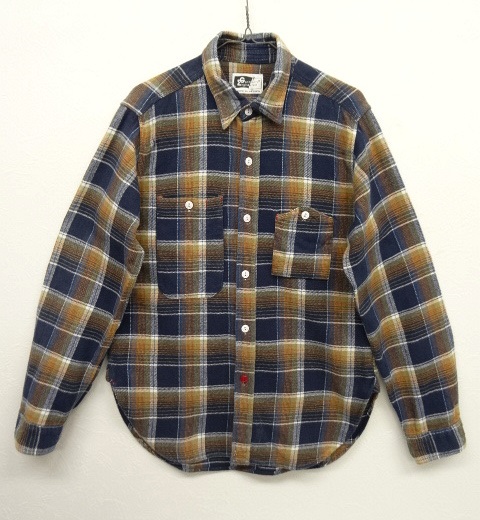画像: Engineered Garments マチ付き フランネル ワークシャツ USA製 (USED) 「L/S Shirt」 入荷しました。