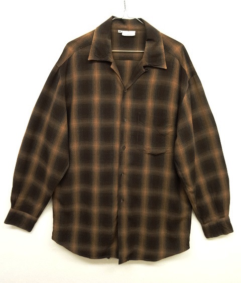 画像: ZANELLA レーヨン オープンカラーシャツ オンブレチェック イタリア製 (VINTAGE) 「L/S Shirt」 入荷しました。