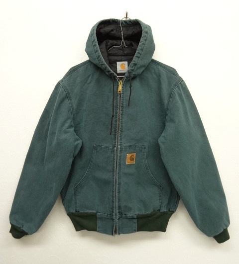 画像: 90'S CARHARTT 裏地キルティング ダック パーカー GREEN (VINTAGE) 「Jacket」 入荷しました。
