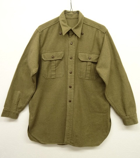 画像: 50'S イギリス軍 ウール ミリタリーシャツ (VINTAGE) 「L/S Shirt」 入荷しました。