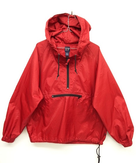 画像: 90'S GAP ナイロン アノラックパーカー RED (VINTAGE) 「Jacket」 入荷しました。