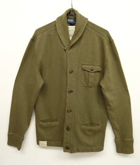 画像: RALPH LAUREN ショールカラー スウェット カーディガン (USED) 「Cardigan」 入荷しました。