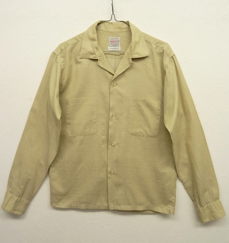 画像: 50'S BRENT オープンカラーシャツ DAN RIVER社製ファブリック (VINTAGE) 「L/S Shirt」 入荷しました。