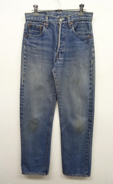 画像: 80'S LEVIS 501 66後期 赤耳 デニム USA製 W28L31 (VINTAGE) 「Bottoms」 入荷しました。