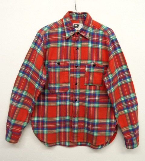 画像: Engineered Garments マチ付き フランネル ワークシャツ USA製 (USED) 「L/S Shirt」 入荷しました。