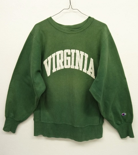 画像: 90'S CHAMPION 刺繍タグ リバースウィーブ グリーン USA製 (VINTAGE) 「Sweat Shirt」 入荷しました。