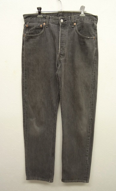 画像: 90'S LEVIS 501 デニム BLACK USA製 W33L32 (VINTAGE) 「Bottoms」 入荷しました。