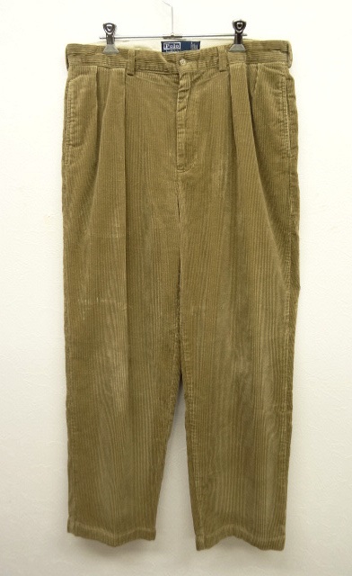 画像: 90'S RALPH LAUREN ツープリーツ 太畝 コーデュロイパンツ (VINTAGE) 「Bottoms」 入荷しました。