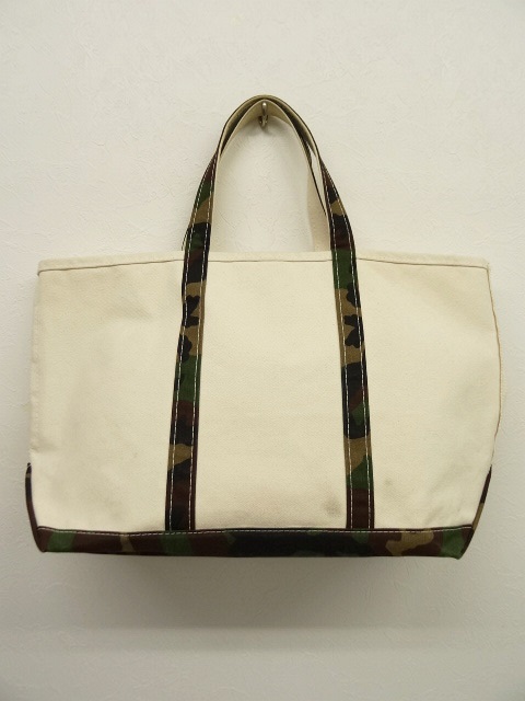 画像: 90'S LL Bean キャンバス トートバッグ USA製 CAMO (VINTAGE) 「Bag」 入荷しました。
