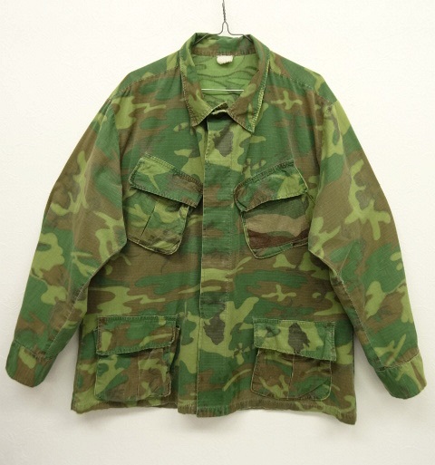 画像: 70'S アメリカ軍 US ARMY "JUNGLE FATIGUE" リップストップ ジャケット CAMO (VINTAGE) 「Jacket」 入荷しました。