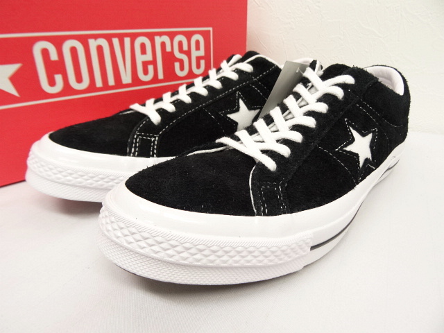 画像: Converse First String "ONE STAR OX" 三ツ星ヒールパッチ スウェード BLACK (NEW) 「Shoes」 入荷しました。
