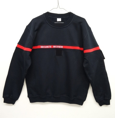 画像: フランス ファイヤーマン クルーネック スウェットシャツ (DEADSTOCK) 「Sweat Shirt」 入荷しました。