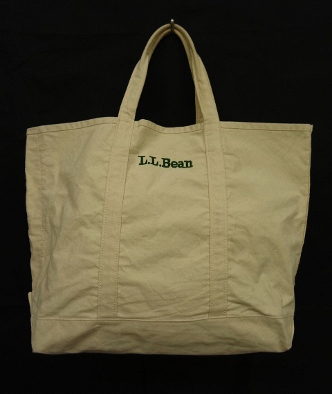 画像: 00'S LL Bean ロゴ刺繍 トートバッグ NATURAL (USED) 「Bag」 入荷しました。