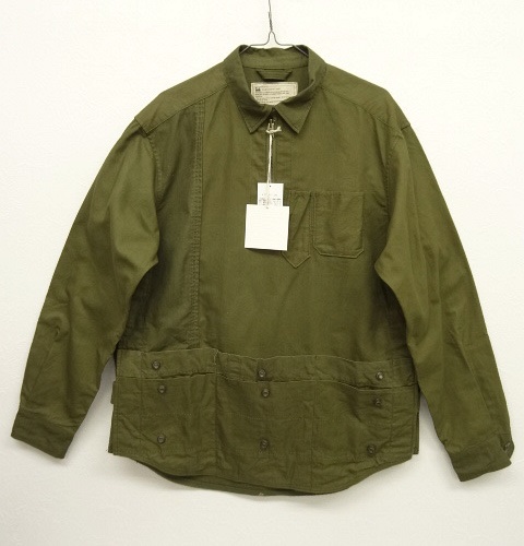 画像: ink "CHEF" USテント 解体＆再構築 プルオーバーシャツ カーキ L (NEW) 「L/S Shirt」 入荷しました。