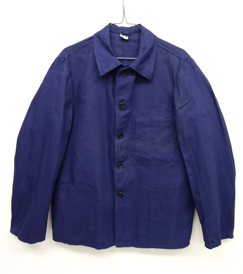 画像: ユーロ ワーク HBT カバーオール ジャケット ブルー (DEADSTOCK) 「Jacket」 入荷しました。