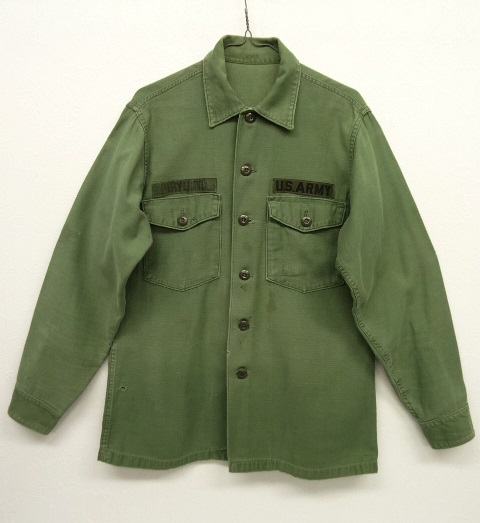 画像: 60'S アメリカ軍 US ARMY OG107 ファティーグシャツ (VINTAGE) 「L/S Shirt」 入荷しました。
