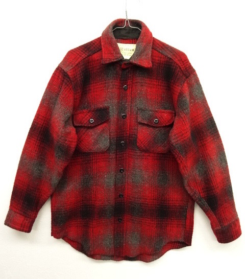画像: 70'S MELTON CPOシャツ オンブレチェック USA製 (VINTAGE) 「L/S Shirt」 入荷しました。