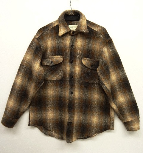 画像: 70'S MELTON CPOシャツ オンブレチェック USA製 (VINTAGE) 「L/S Shirt」 入荷しました。