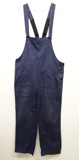 画像: ユーロ ワーク HBT オーバーオール ネイビー (VINTAGE) 「Bottoms」 入荷しました。