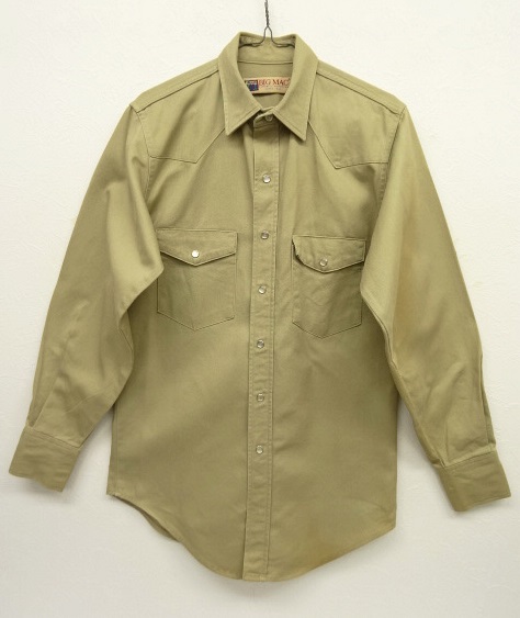 画像: 80'S BIG MAC パールボタン ウエスタンシャツ USA製 (VINTAGE) 「L/S Shirt」 入荷しました。