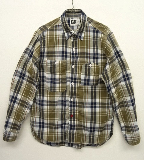 画像: Engineered Garments マチ付き ワークシャツ チェック柄 USA製 (USED) 「L/S Shirt」 入荷しました。