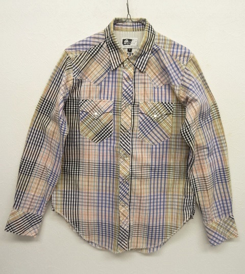 画像: Engineered Garments ウエスタンシャツ チェック柄 USA製 (USED) 「L/S Shirt」 入荷しました。