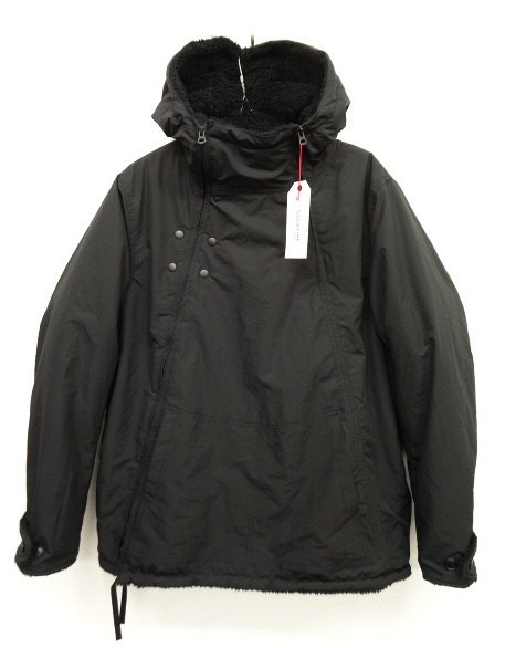 画像: CAL O LINE "UPDATE SNOW PARKA" 裏ボア付き フード付き 斜めジップジャケット BLACK (NEW) 「Jacket」 入荷しました。