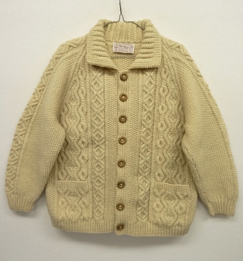 画像: INVERALLAN アランニット 3A 襟付きカーディガン スコットランド製 (USED) 「Cardigan」 入荷しました。