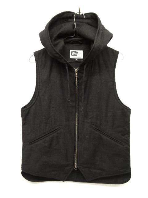 画像: Engineered Garments 中綿入り フード付き ウールベスト USA製 (USED) 「No Sleeve」 入荷しました。