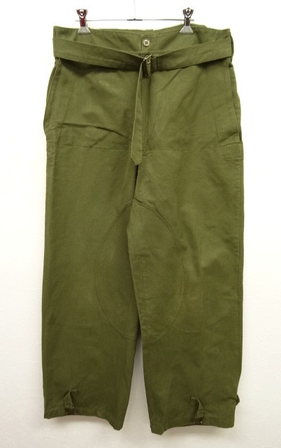 画像: 50'S フランス軍 モーターサイクル オーバーパンツ (DEADSTOCK) 「Bottoms」 入荷しました。